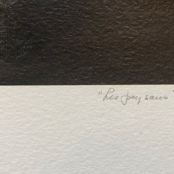 Nicole Le Royer Les Jours Sombres Signed Limited Edition Print –Rustic Farmhouse - Picture 5 of 6